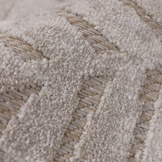 Beauty Home Sahara Art 9972 Modern Wicker Bedroom Rugs Set Beige 9972-ΣΕΤ 3pcs
