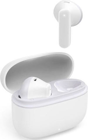 HAMA Freedom Light II Earbud Bluetooth Handsfree Earphones with Charging Case White