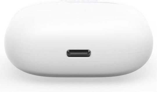 HAMA Freedom Light II Earbud Bluetooth Handsfree Earphones with Charging Case White