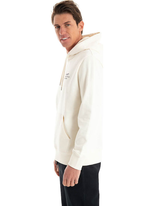 Sweatshirt with Hood Cream