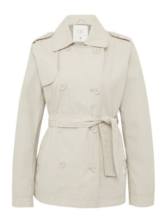 Damen Beige Trenchcoat