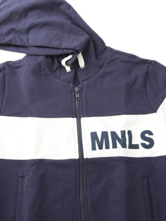 Kids' Casual Jacket with Hood Navy Blue