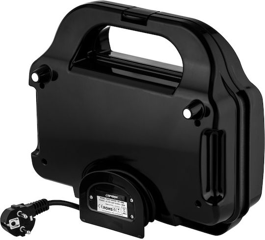 Gruppe Crisp It SW-298M Τοστιέρα με Αποσπώμενες Πλάκες για 2 Τοστ 900W Inox