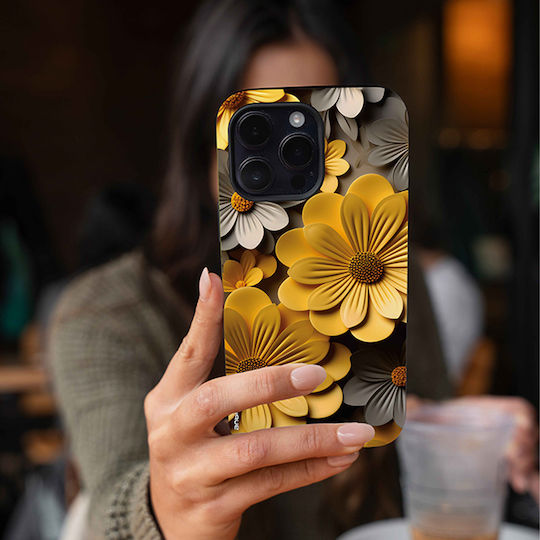 Sonique 3D Flower Series Case for Xiaomi 14t Pro Yellow