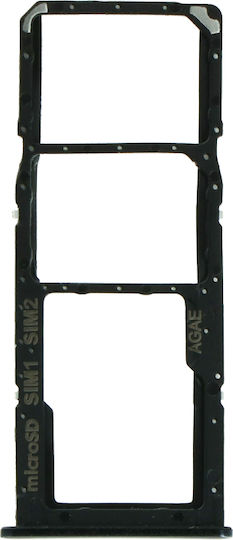 Samsung A715f Galaxy A71 Sim Card Tray Dual Card Black Original
