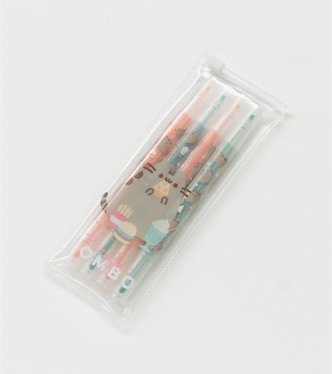 Pusheen Kids Stationery Set with Pen, Pencil Holder and Pencil Case 13pcs