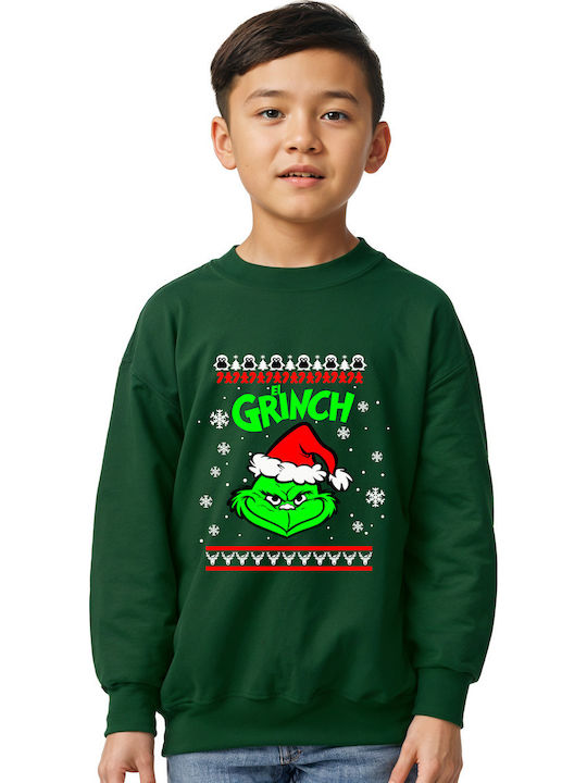 Παιδικό Φούτερ Grinch Forest Green