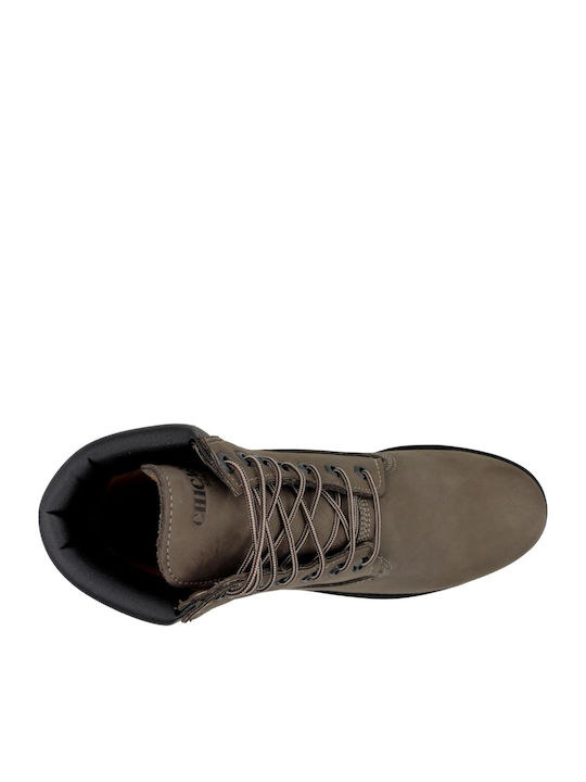 Leder Gray Herrenstiefel