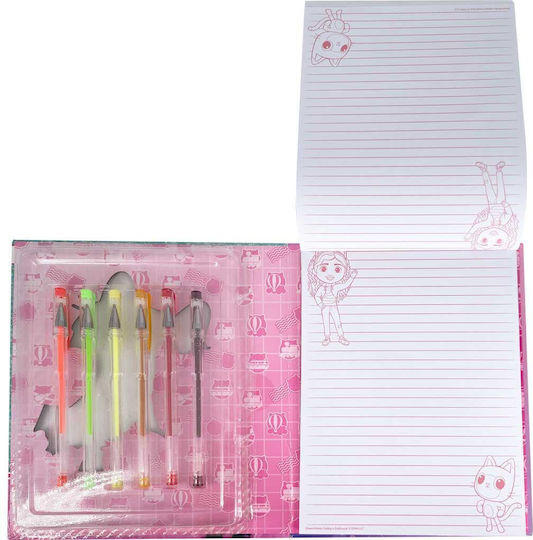 Kids Licensing Dollhouse Set de Papetărie pentru Copii cu Caiet de Notițe