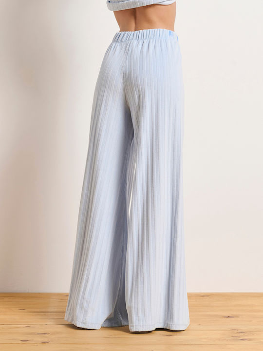 Hohe Taille Jogginghose Breit Terrycloth