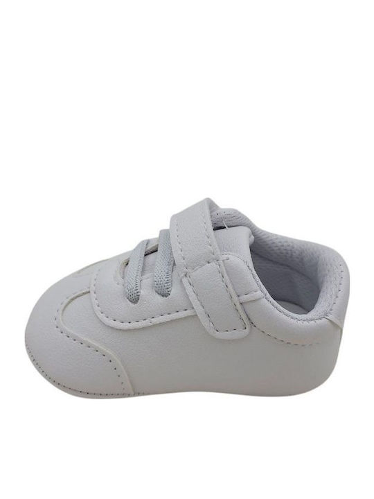 Bacio & Bacio Βρεφικά Sneakers Αγκαλιάς Λευκά