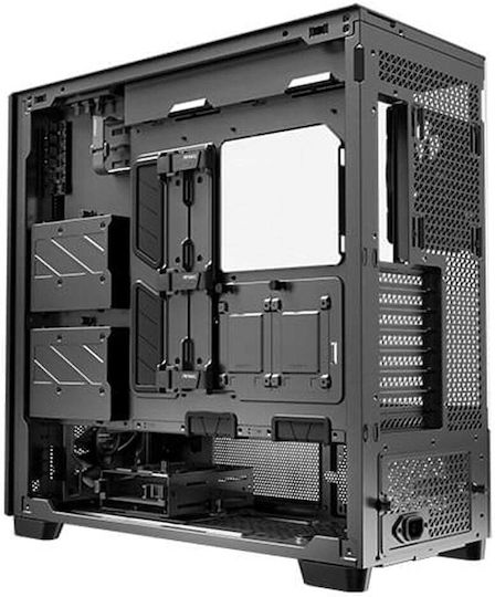 Antec Flux Pro Gaming Full Tower Κουτί Υπολογιστή με Πλαϊνό Παράθυρο Μαύρο