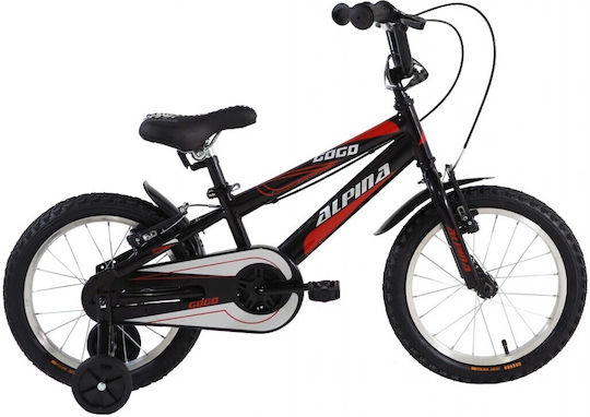 Alpina GoGo 14" Kids' Bicycle BMX Black