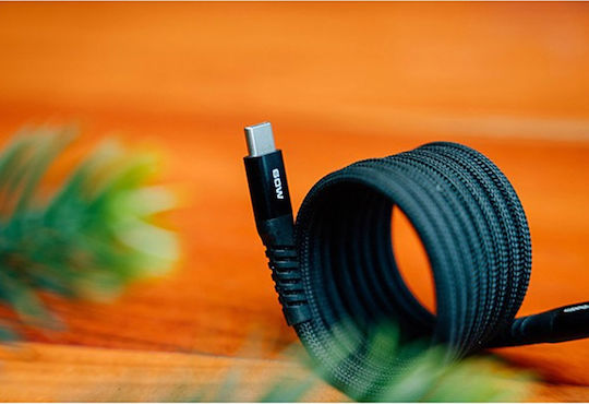 Verbatim Braided USB 2.0 Cable USB-C male - USB-C 60W Μαύρο 1.2m 31859