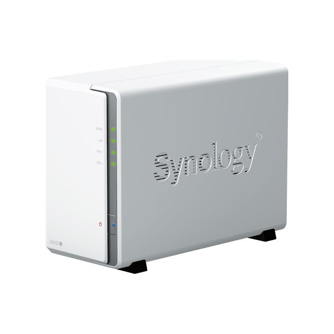 Synology DS223j × HAT3300-4TB ×2 Synology DS223J+2x HAT3300-2T NAS 4TB HDD/SSD and 2 Ethernet ports