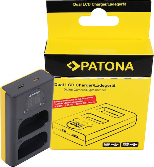 Patona Dual-Schnellladegerät Panasonic DMW-BLK22 USB