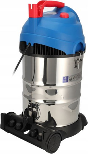 Dedra Σκούπα Υγρών / Στερεών 1600W με Ανοξείδωτο Κάδο 30lt