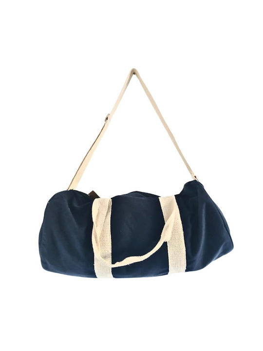 Cotton Gym Bag Navy Blue 45x30cm