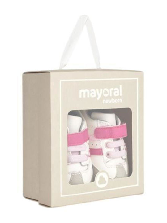 Mayoral Βρεφικά Sneakers Αγκαλιάς Ροζ