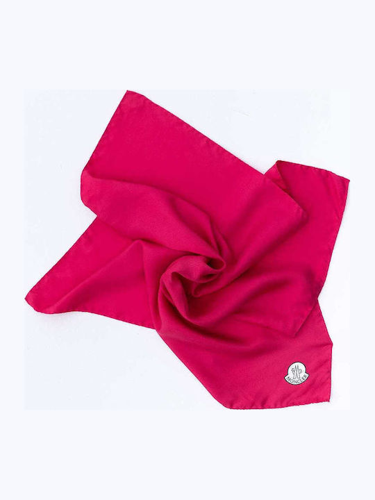 Moncler Damen Seiden Schal Fuchsie