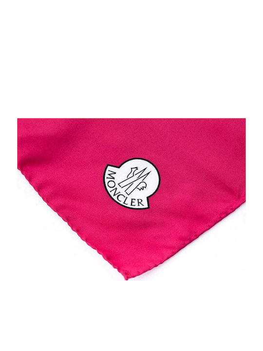 Moncler Women's Silk Scarf Fuchsia