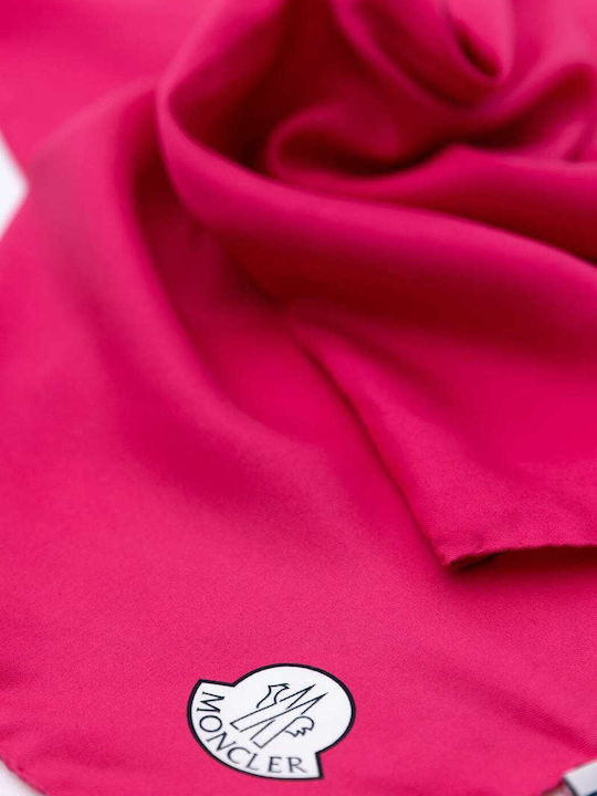 Moncler Women's Silk Scarf Fuchsia
