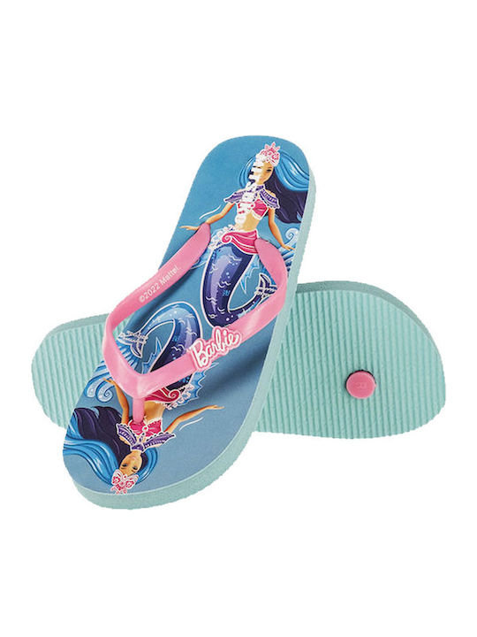 Șlapi pentru copii Flip Flops Barbie Albastru deschis