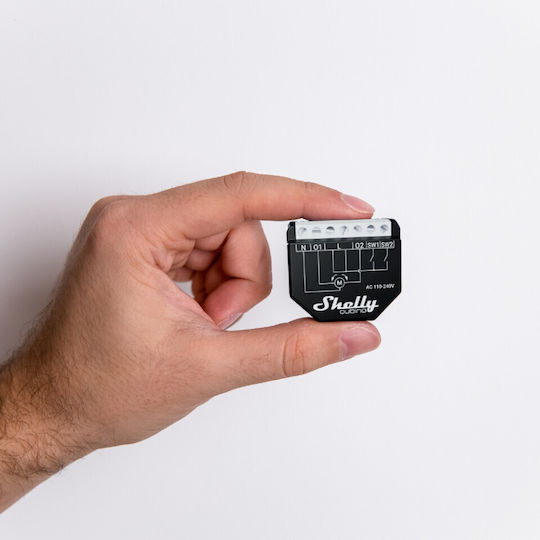 Shelly Qubino Wave Shutter Smart Switch Dimmer 2 Καναλιών Wi-Fi, Z-Wave & RF 10A