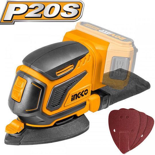 Ingco Solo Battery Powered Delta Sander 20V with Suction System
