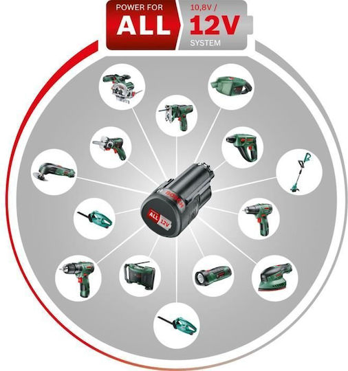 Bosch EasySander 12 Πολυτριβείο 12V Solo με Σύστημα Αναρρόφησης