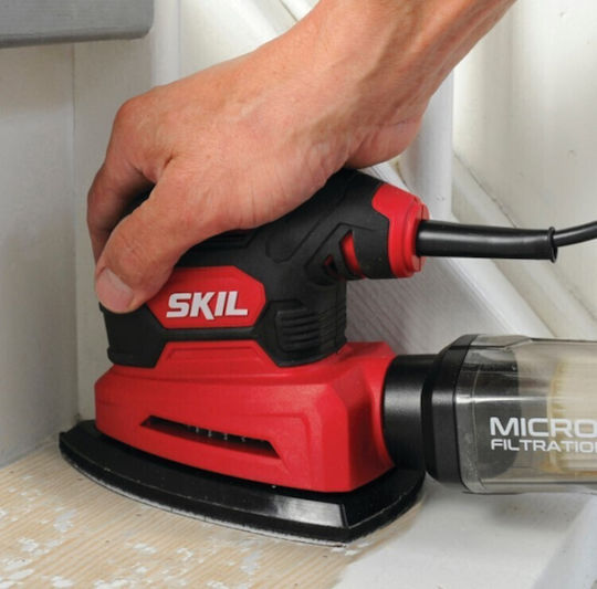 Skil 7260DA Τριβείο Δέλτα 100W με Σύστημα Αναρρόφησης