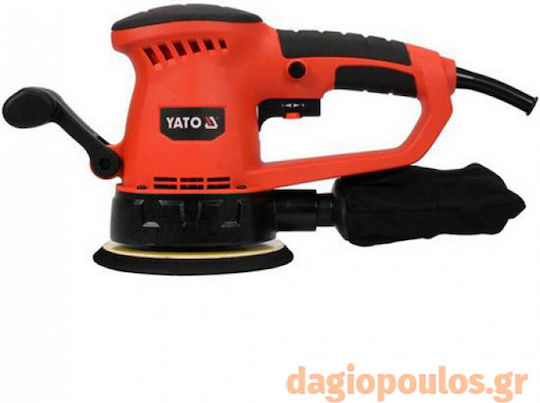 Yato YT-82207 Έκκεντρο Τριβείο 150mm Ρεύματος 550W με Ρύθμιση Ταχύτητας και με Σύστημα Αναρρόφησης
