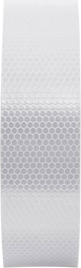 vidaXL Self-Adhesive Reflective Tape Made of Plastic in White Colour 50m x 5cm
