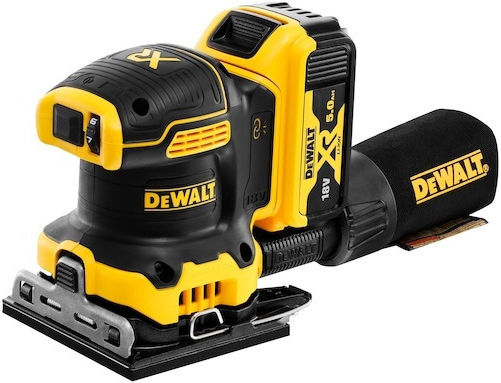 DEWALT DCW200P2 Παλμικό Τριβείο Χούφτας 18V 2x5Ah με Ρύθμιση Ταχύτητας και με Σύστημα Αναρρόφησης