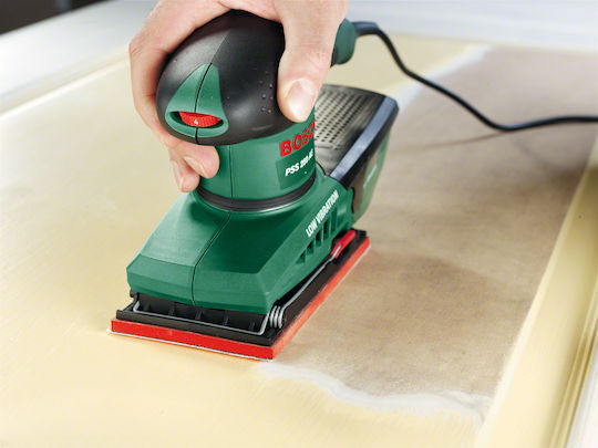 Bosch PSS 250 AE Παλμικό Τριβείο 200W με Ρύθμιση Ταχύτητας και με Σύστημα Αναρρόφησης