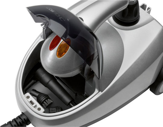 Clatronic Steam Cleaner 4bar with Wheels and Stick Handle