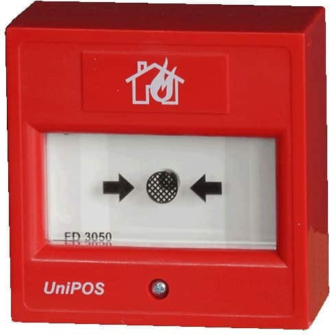 Unipos Feueralarmknopf