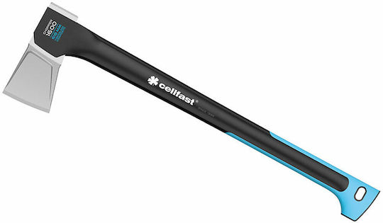 Cellfast C1600 Splitting Axe Length 61.5cm and Weight 1.6kg with Plastic Handle