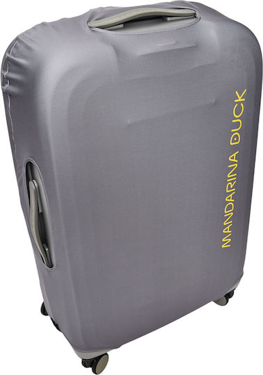 Mandarina Duck Cover L Elastischer Kofferüberzug Grau Abmessungen cm 75x49x31