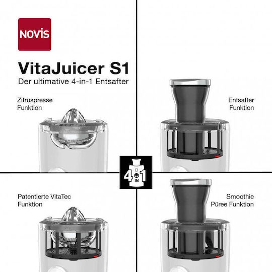 Novis VitaJuicer Storcător De Fructe 240W Argintiu
