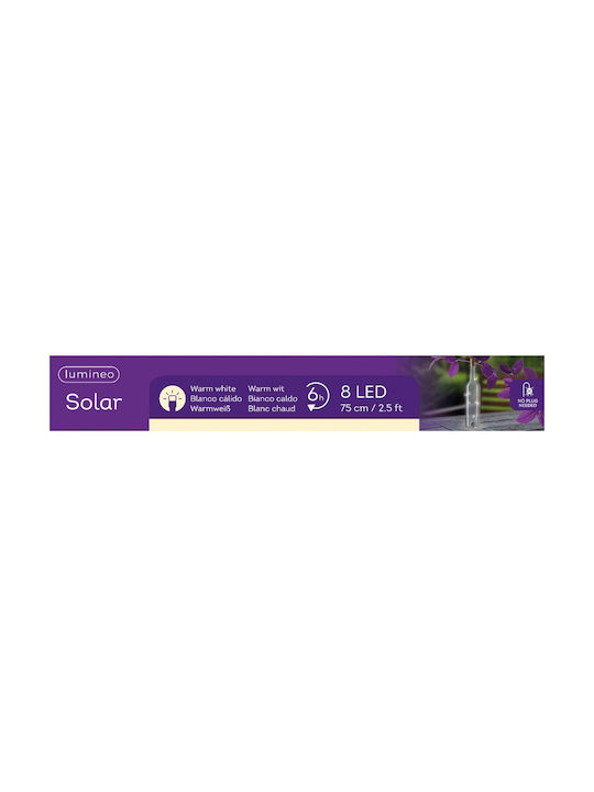 Lumineo Dekorative Lampe Flasche Weiß