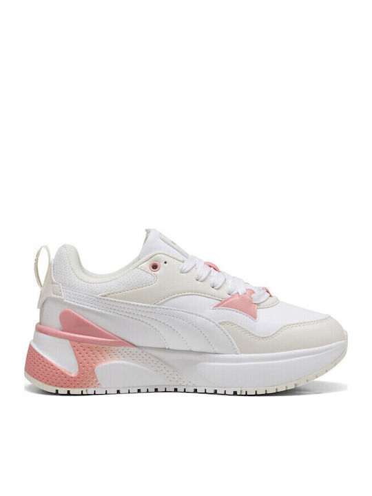 PUMA R78 Disrupt Flatforms Sneakers Λευκό / Ροζ