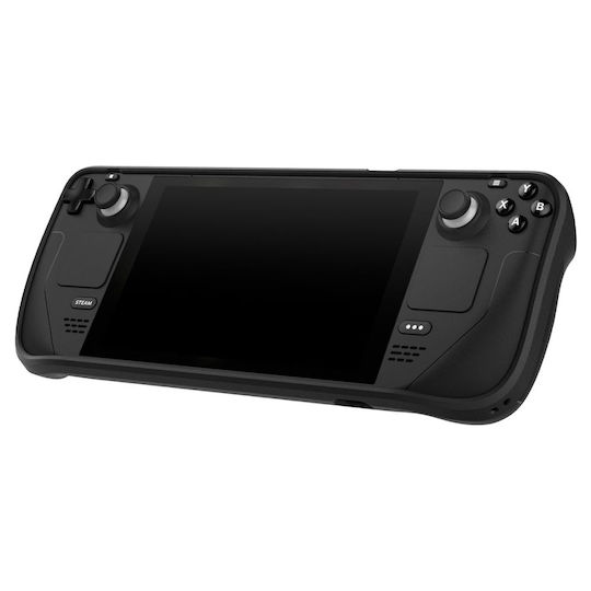 Spigen Rugged Armor Plastic Protective Case for Console Steam Deck Matte Black