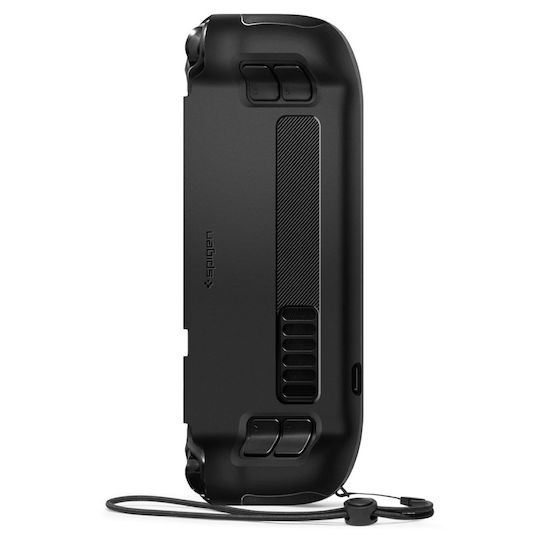 Spigen Rugged Armor Plastic Protective Case for Console Steam Deck Matte Black