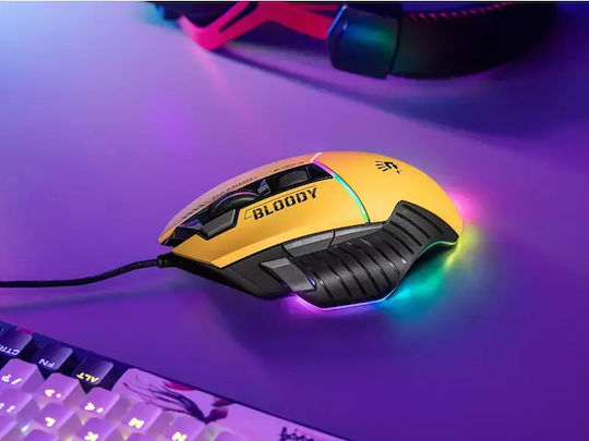 A4Tech Bloody W95MAX RGB Gaming Mouse 12000 DPI Lime