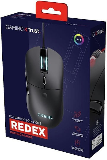 Trust GXT 981 Redex Геймърска Мишка 10000 DPI Черен