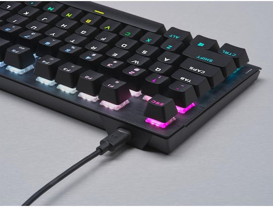 Corsair K60 Pro TKL RGB Gaming Μηχανικό Πληκτρολόγιο Tenkeyless με Corsair OPX διακόπτες και RGB φωτισμό (Αγγλικό US)