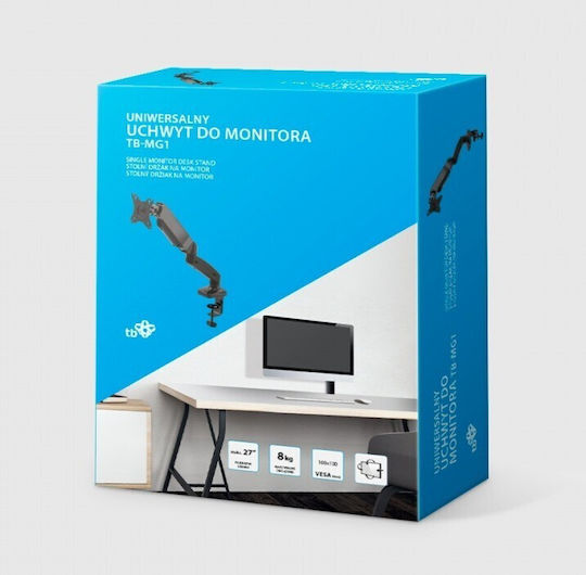 TB Print Stand Desk Mounted Monitor up to 27" with Arm (TB-MG1)