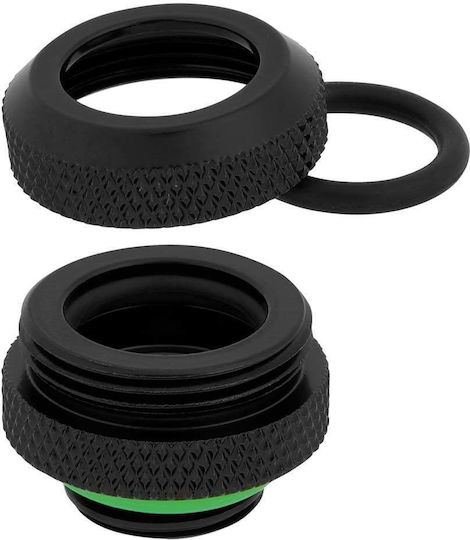 Corsair Hydro X Series XF Hardline 12mm OD Fitting Fittings Black