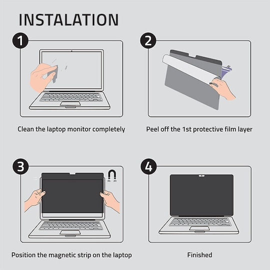 Qoltec Filtru de ecran pentru MacBook Air 13,6"